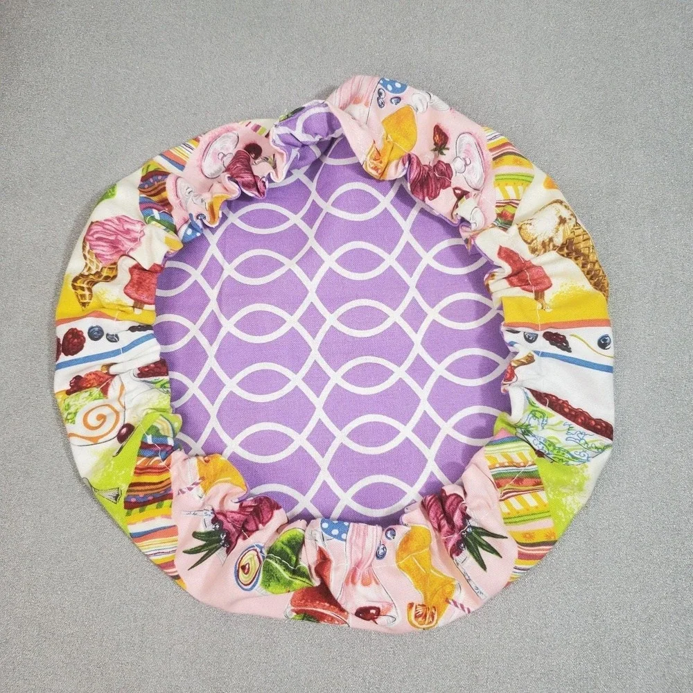 Ice Cream Shoppe Purple Reversible KitchenAid Mixer Mixing Bowl Cover Baking‎
